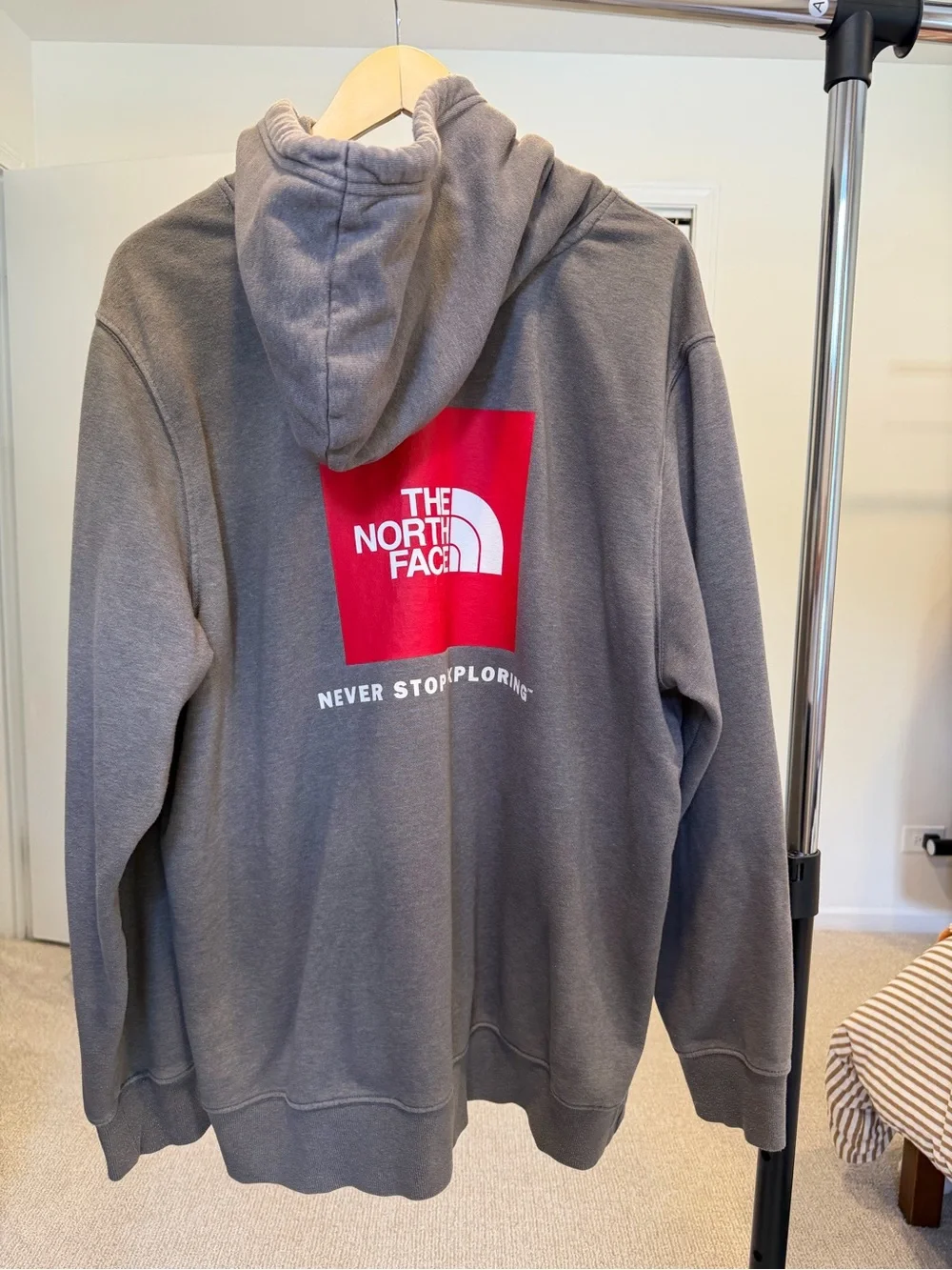 The North Face Men's Charcoal Gray Pullover Hoodie